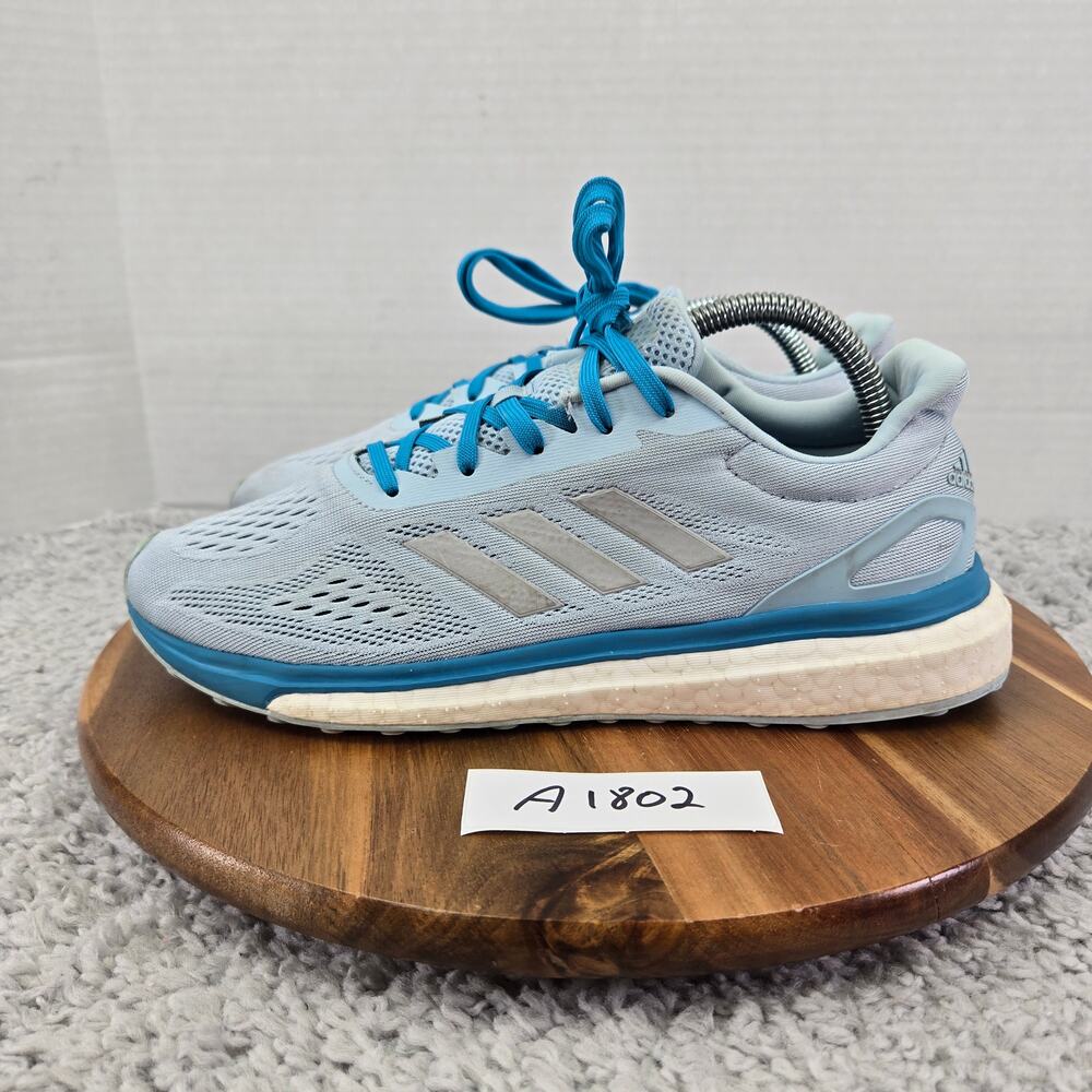 Adidas Womens 8.5 Response LT Blue Athletic Casual Daily Running Shoes BA7786